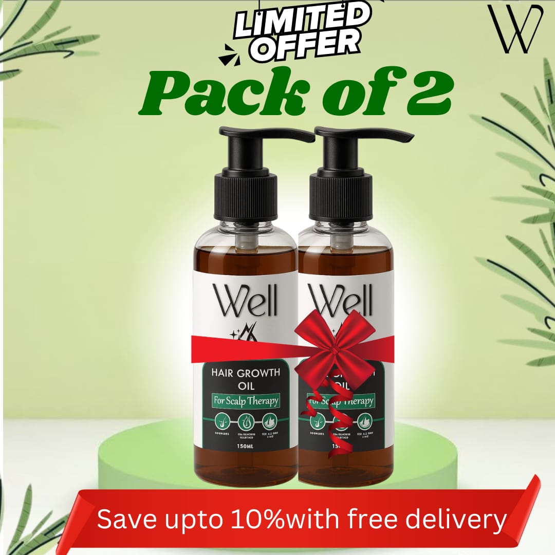Pack of Two Hair Oil Wellskincare